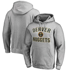 Denver Nuggets Victory Arch Pullover Hoodie Ash