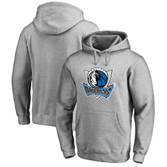Dallas Mavericks Primary Logo Pullover Hoodie Heather Gray
