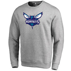 Charlotte Hornets Primary Logo Sweatshirt Heathered Gray
