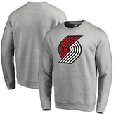 Portland Trail Blazers Primary Logo Sweatshirt Heathered Gray