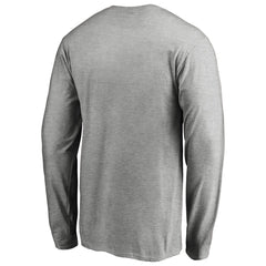 Minnesota Timberwolves Primary Logo Long Sleeve T-Shirt Heather Gray