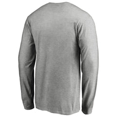 Portland Trail Blazers Primary Logo Long Sleeve T-Shirt Heather Gray