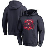 Minnesota Twins Police Badge Pullover Hoodie - Navy Hoodies