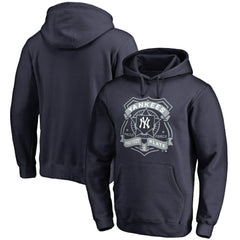 New York Yankees Police Badge Pullover Hoodie - Navy Hoodies