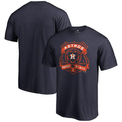 Houston Astros Police Badge T-Shirt - Navy T-shirts
