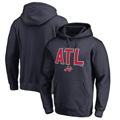 Atlanta Braves ATL Hometown Pullover Hoodie - Navy Hoodies