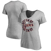 Detroit Tigers Women's Eat Em Up Hometown T-Shirt - Ash T-shirts