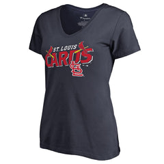 St. Louis Cardinals Women's The Cards Hometown T-Shirt - Navy T-shirts