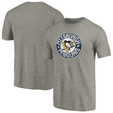 NHL Pittsburgh Penguins Throwback Logo 1968-1969 Tri-Blend T-Shirt - Ash