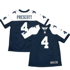 NFL Dak Prescott Dallas Cowboys Youth Throwback Game Jersey - Navy