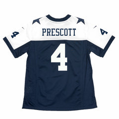 NFL Dak Prescott Dallas Cowboys Youth Throwback Game Jersey - Navy