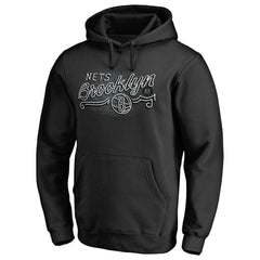Brooklyn Nets Hometown Collection Neon Lights Pullover Hoodie Black