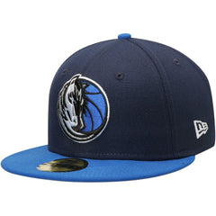 Dallas Mavericks Team Color 2Tone 59FIFTY Fitted Hat Navy/Blue