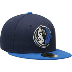 Dallas Mavericks Team Color 2Tone 59FIFTY Fitted Hat Navy/Blue