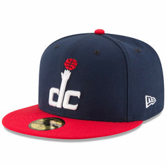 Washington Wizards Team Color 2Tone 59FIFTY Fitted Hat Navy/Red