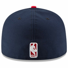 Washington Wizards Team Color 2Tone 59FIFTY Fitted Hat Navy/Red