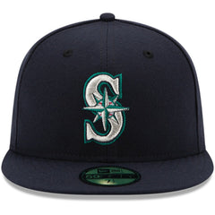 Seattle Mariners New Era Authentic Collection On Field 59FIFTY Fitted Hat - Navy Hats