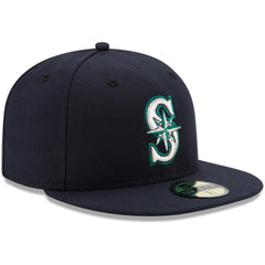 Seattle Mariners New Era Authentic Collection On Field 59FIFTY Fitted Hat - Navy Hats
