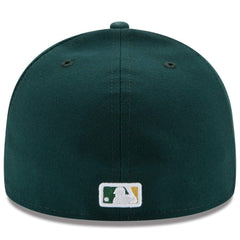 Athletics New Era Road Authentic Collection On Field 59FIFTY Performance Fitted Hat - Green Hats