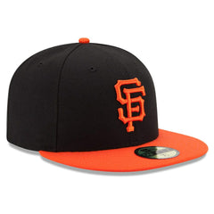 San Francisco Giants New Era Authentic Collection On-Field 59FIFTY Fitted Hat - Black/Orange Hats