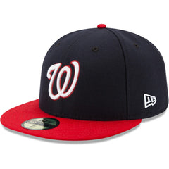 Washington Nationals New Era Alternate Authentic Collection On-Field 59FIFTY Fitted Hat - Navy/Red Hats