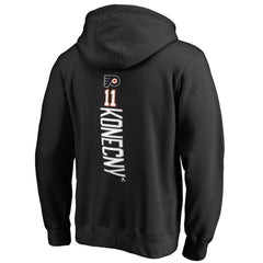 NHL Travis Konecny Philadelphia Flyers Backer Pullover Hoodie - Black