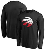 Toronto Raptors Gradient Logo Long Sleeve T-Shirt Black