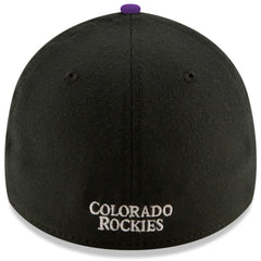 Colorado Rockies New Era Game Team Classic 39THIRTY Flex Hat - Black Hats