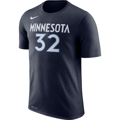 Karl-Anthony Towns Minnesota Timberwolves Name & Number Performance T-Shirt Blue
