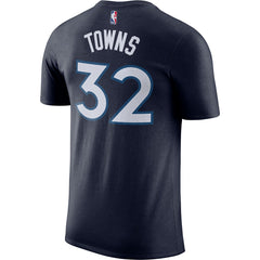 Karl-Anthony Towns Minnesota Timberwolves Name & Number Performance T-Shirt Blue