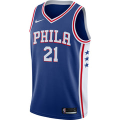 NBA Joel Embiid Philadelphia 76ers Swingman Jersey Royal - Icon Edition