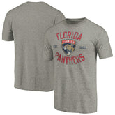 NHL Florida Panthers Heritage Tri-Blend T-Shirt - Ash