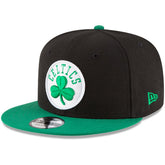 Boston Celtics 2-Tone 9FIFTY Adjustable Snapback Hat Black/Kelly Green