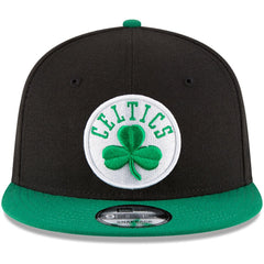 Boston Celtics 2-Tone 9FIFTY Adjustable Snapback Hat Black/Kelly Green