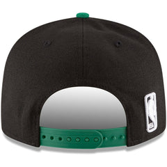Boston Celtics 2-Tone 9FIFTY Adjustable Snapback Hat Black/Kelly Green