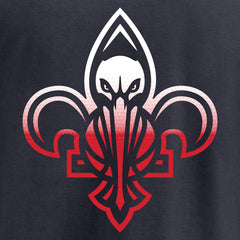 New Orleans Pelicans Gradient Logo Long Sleeve T-Shirt Navy