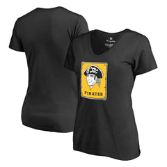 Pittsburgh Pirates Women's Cooperstown Collection Forbes T-Shirt - Black T-shirts