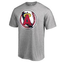 Los Angeles Angels Cooperstown Collection Forbes T-Shirt - Ash T-shirts