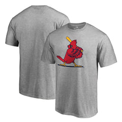 St. Louis Cardinals Cooperstown Collection Forbes T-Shirt - Ash T-shirts