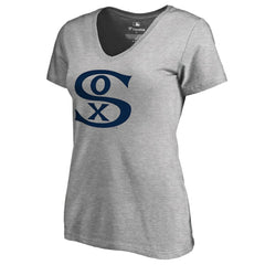 Chicago White Sox Women's Cooperstown Collection Forbes T-Shirt - Ash T-shirts