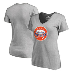 Houston Astros Women's Cooperstown Collection Forbes T-Shirt - Ash T-shirts