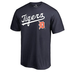 Detroit Tigers Cooperstown Collection Wahconah T-Shirt - Navy T-shirts