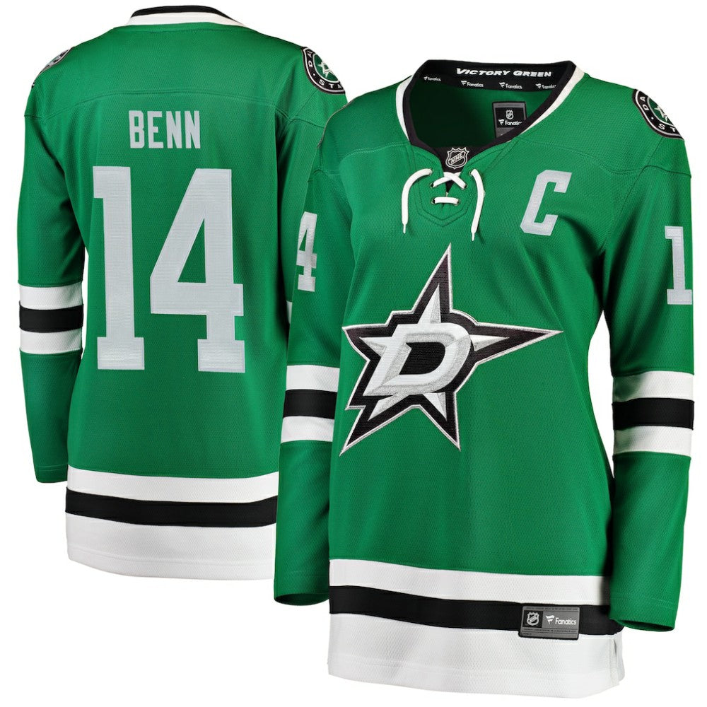 NHL Jamie Benn Dallas Stars Fanatics Women's Home Breakaway Jersey - Green