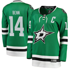 NHL Jamie Benn Dallas Stars Fanatics Women's Home Breakaway Jersey - Green