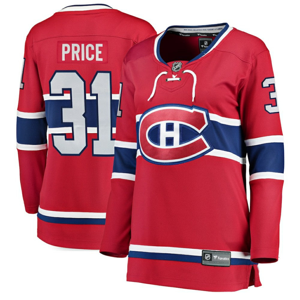 NHL Carey Price Montreal Canadiens Fanatics Women's Home Breakaway Jersey - Red