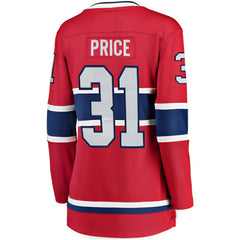NHL Carey Price Montreal Canadiens Fanatics Women's Home Breakaway Jersey - Red