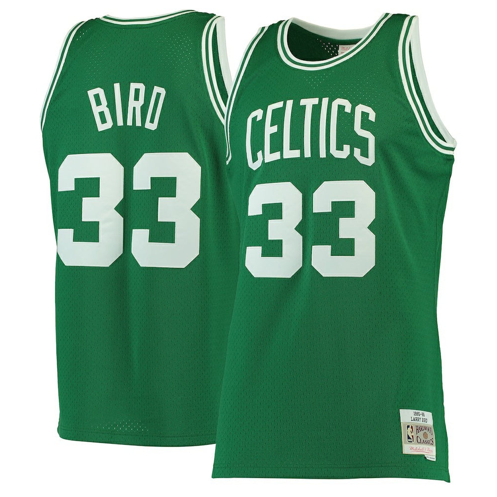 NBA Larry Bird Boston Celtics Hardwood Classics Swingman Jersey - Kelly Green