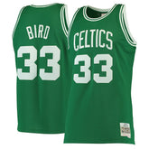 Larry Bird Boston Celtics Hardwood Classics Swingman Jersey Kelly Green