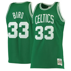 NBA Larry Bird Boston Celtics Hardwood Classics Swingman Jersey - Kelly Green