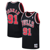 NBA Dennis Rodman Chicago Bulls 1997/98 Hardwood Classics Swingman Jersey sale - Black